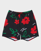 Mens Stretch Printed Volley 17" Swim Shorts