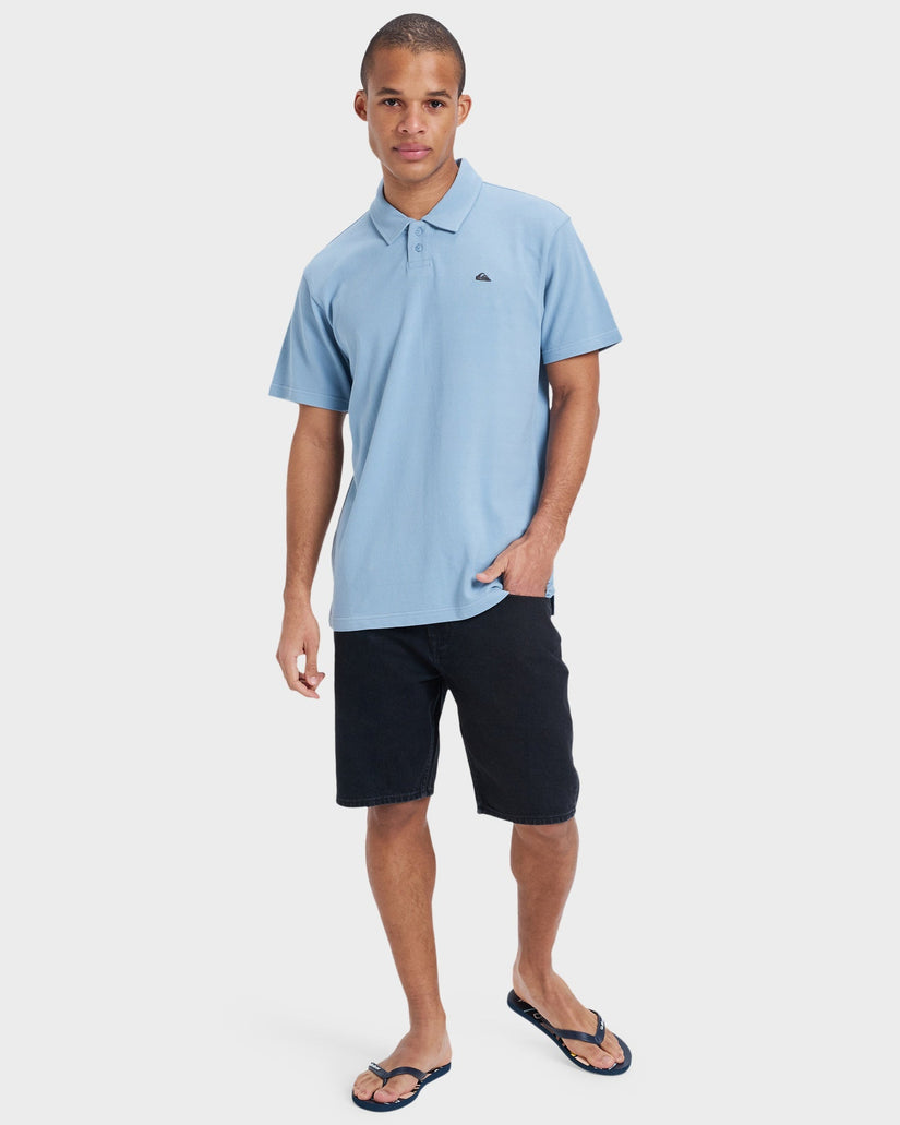 Mens Mw Pique Polo Short Sleeve Shirt