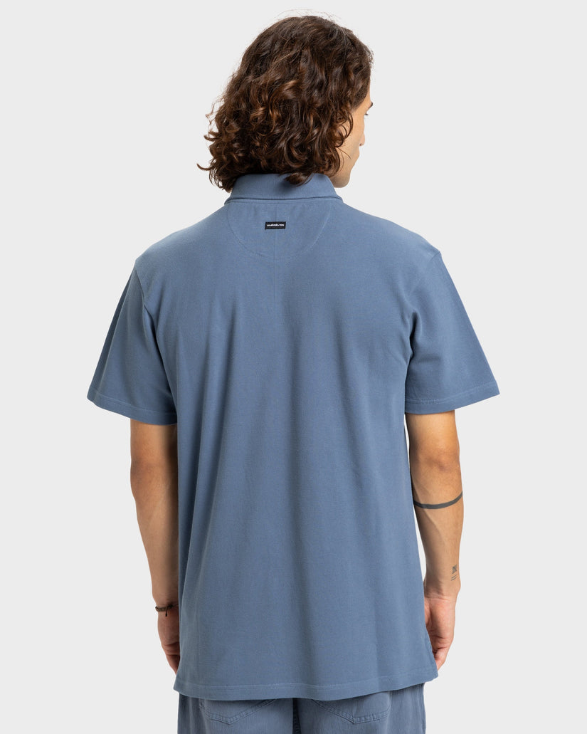 Mens Mw Pique Polo Short Sleeve Shirt
