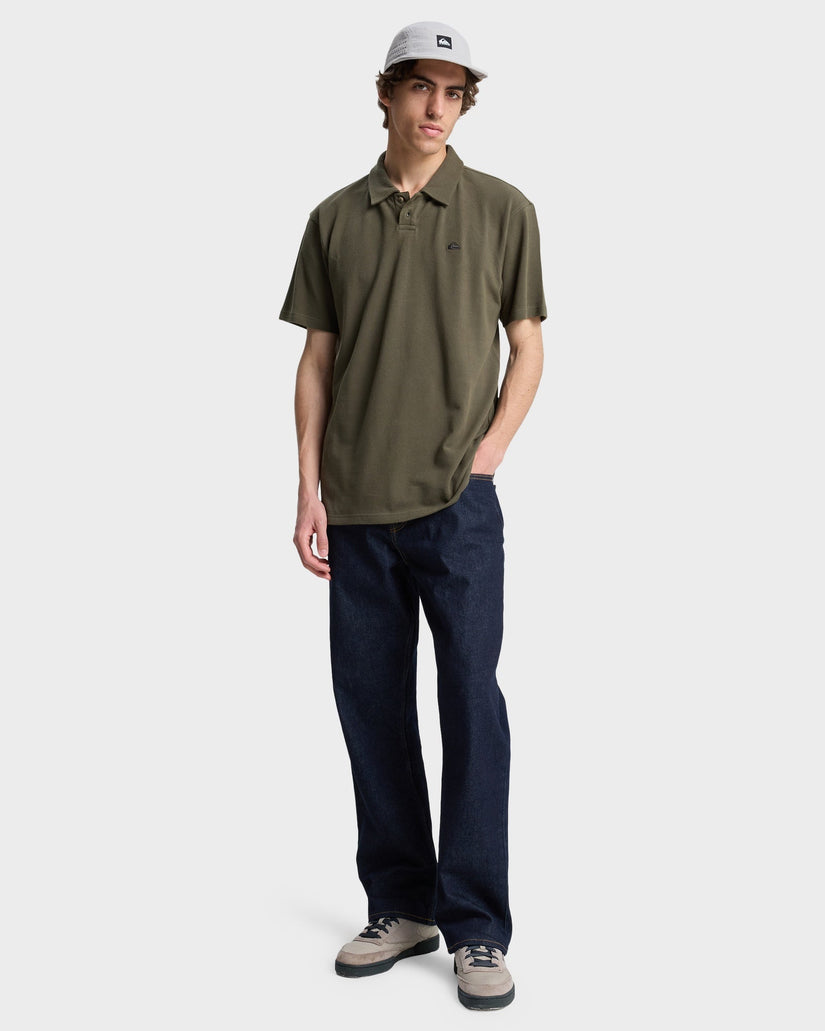 Mens Mw Pique Polo Short Sleeve Shirt