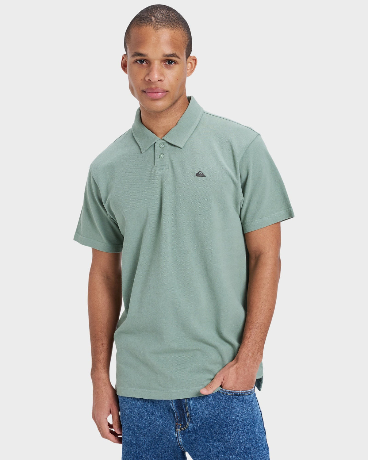 Mens Mw Pique Polo Short Sleeve Shirt