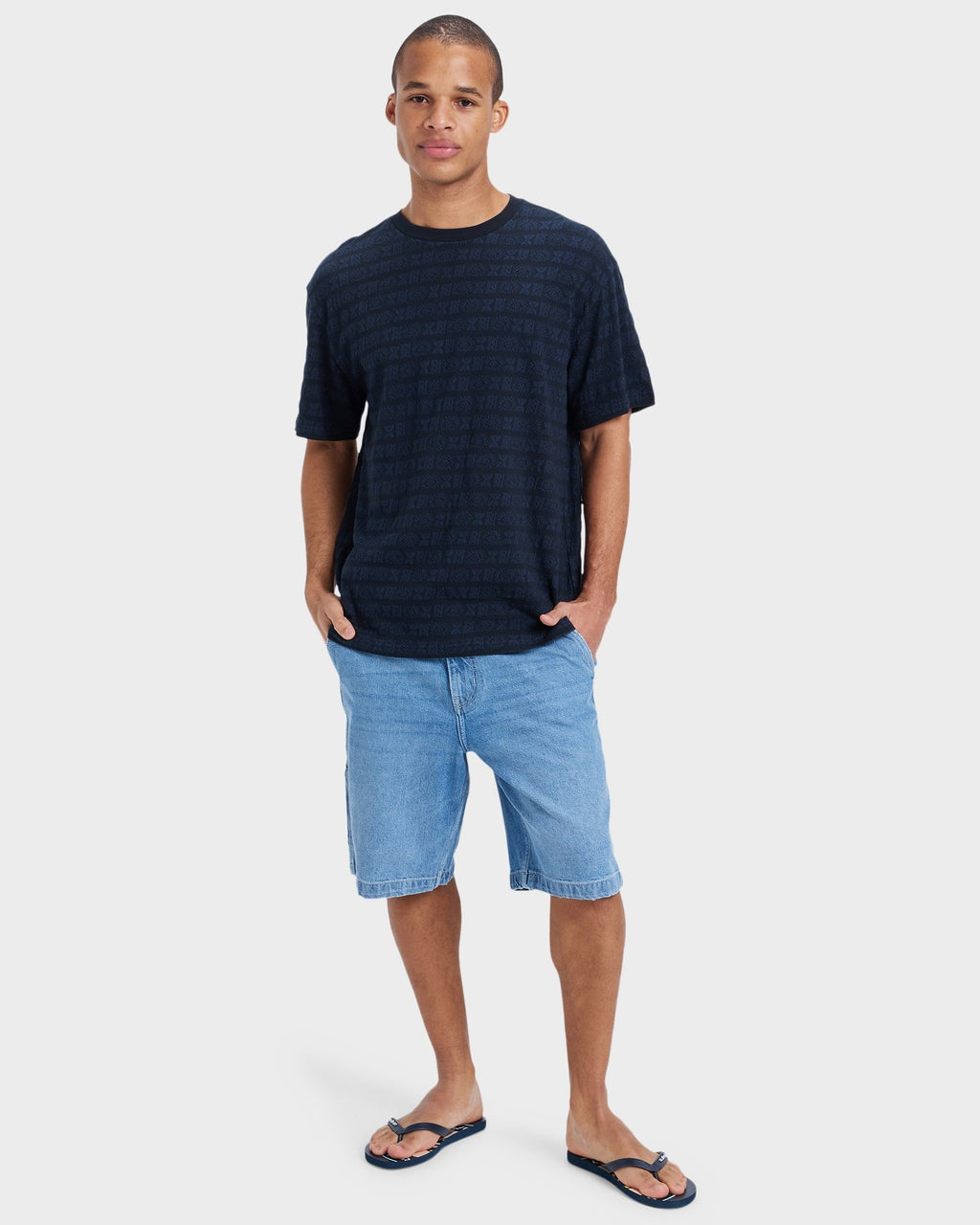 Mens Wind Jacquard T-Shirt