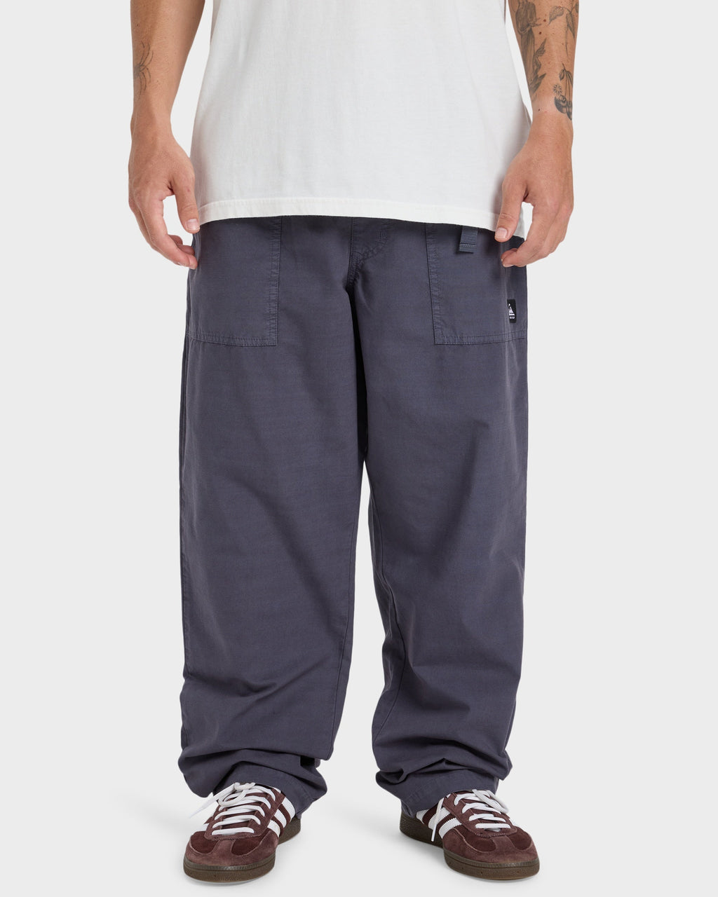 Mens Double Croen Pants