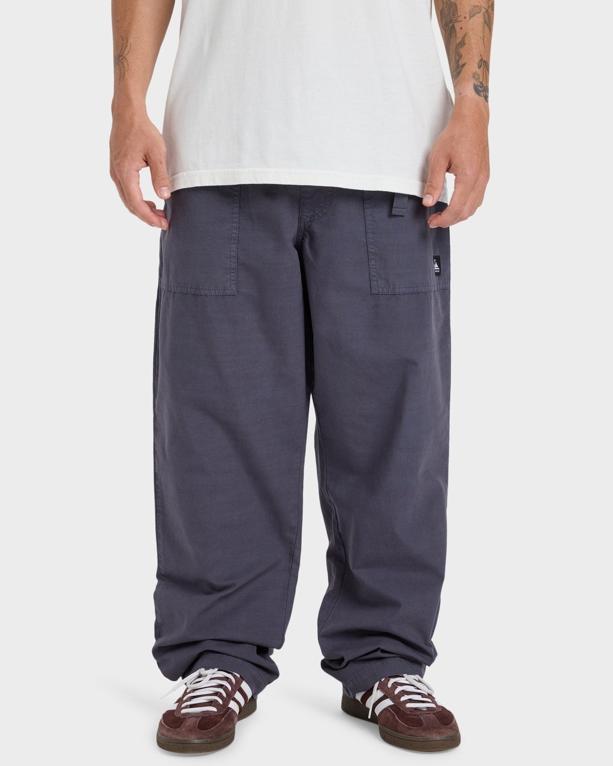 Mens Double Croen Pants