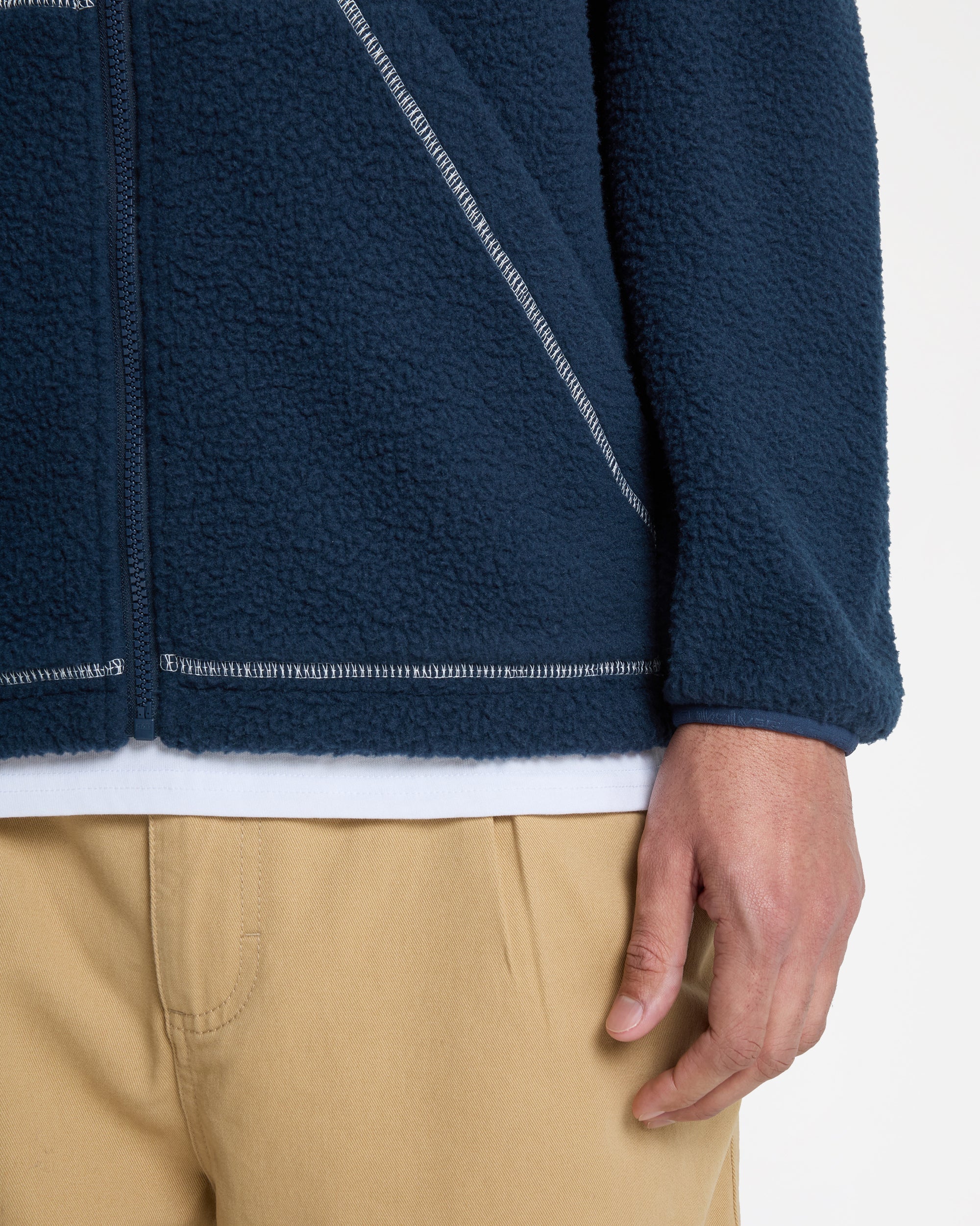 Mens Clean Coast Block Fleece Jacket