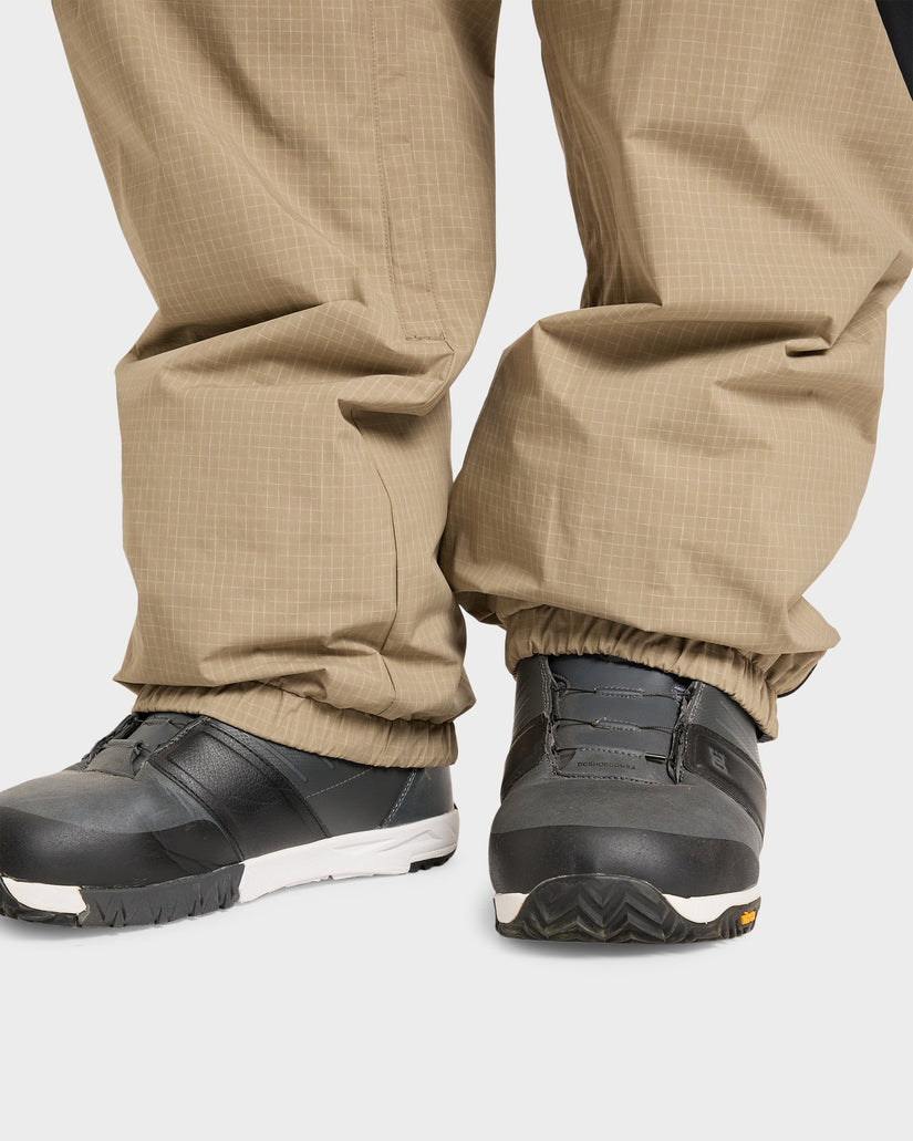 Mens Snow Down Cargo Snow Pants