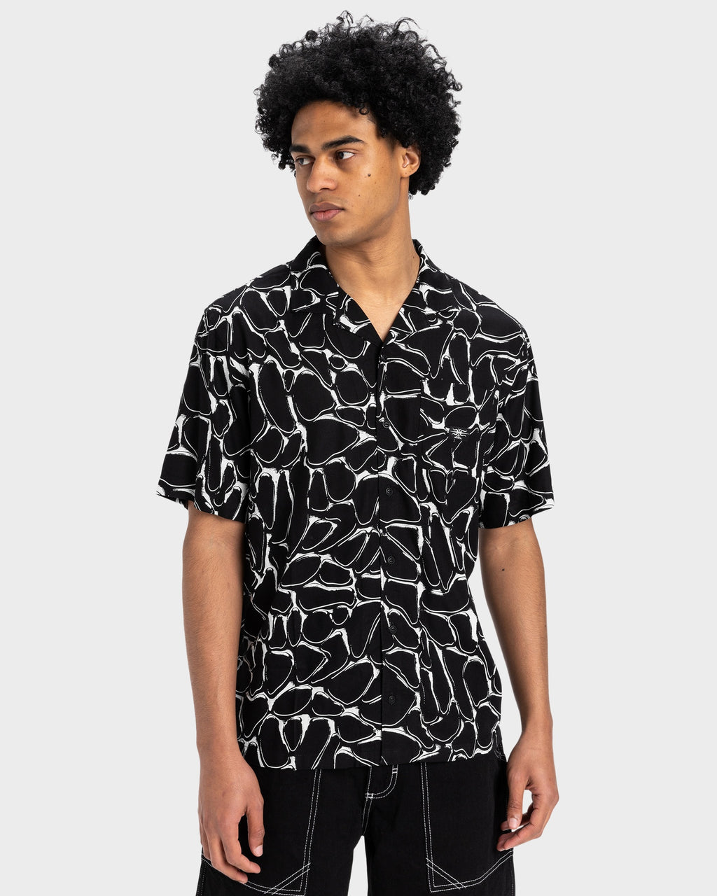 Mens Mercury Chrome Short Sleeve Shirt