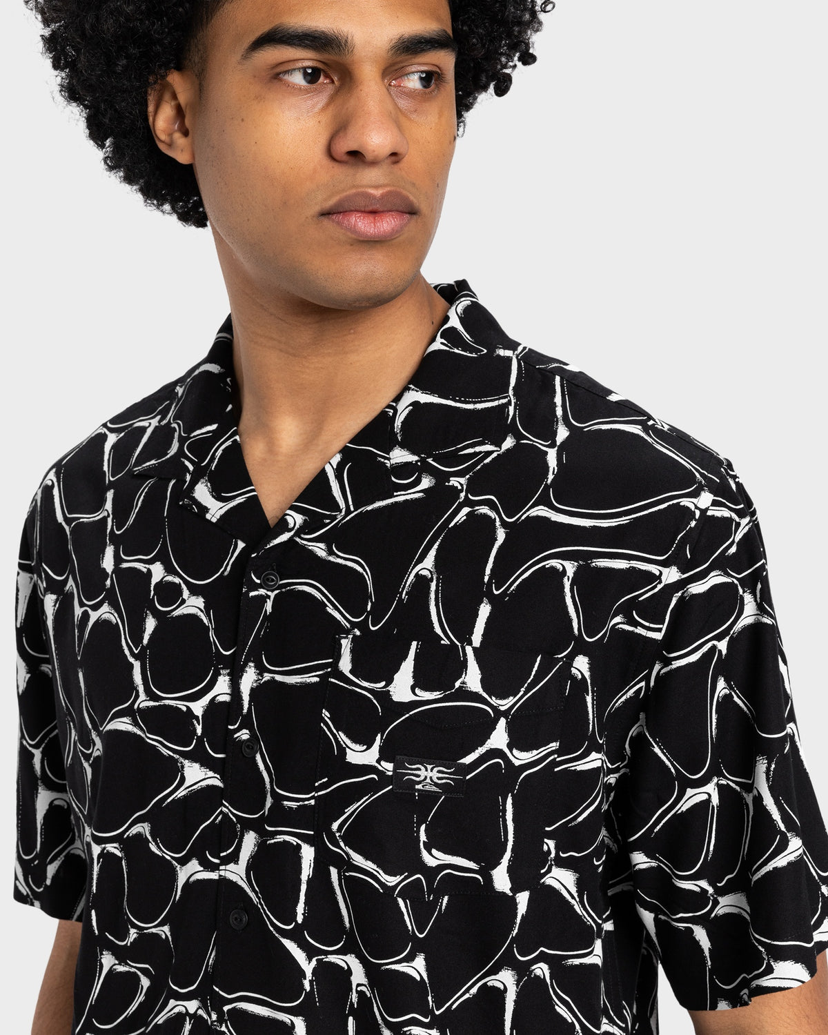 Mens Mercury Chrome Short Sleeve Shirt