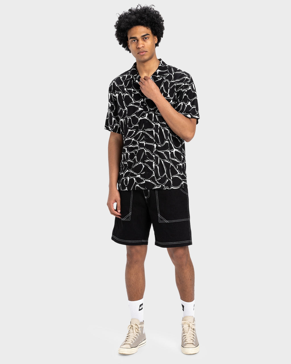 Mens Mercury Chrome Short Sleeve Shirt