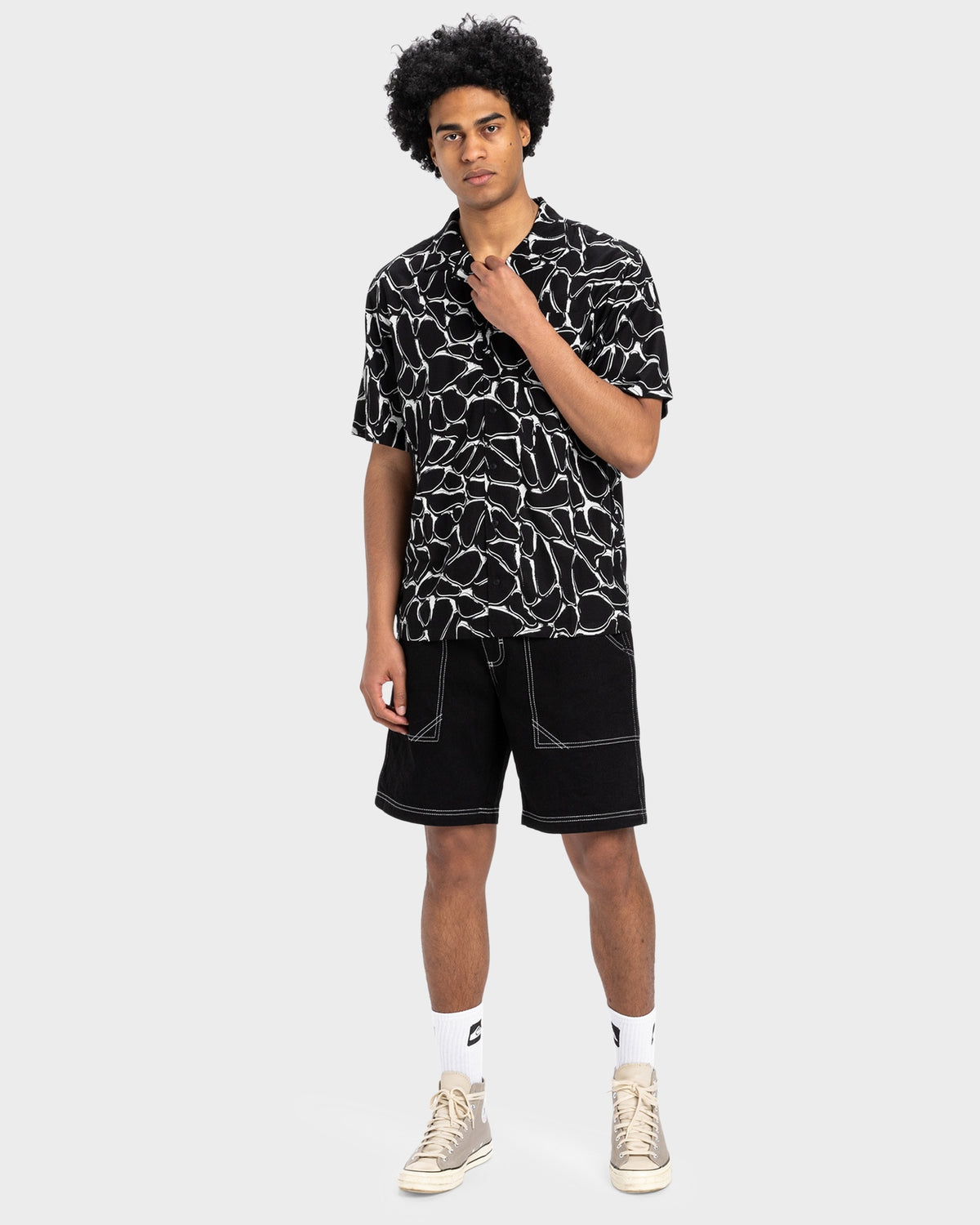 Mens Mercury Chrome Short Sleeve Shirt