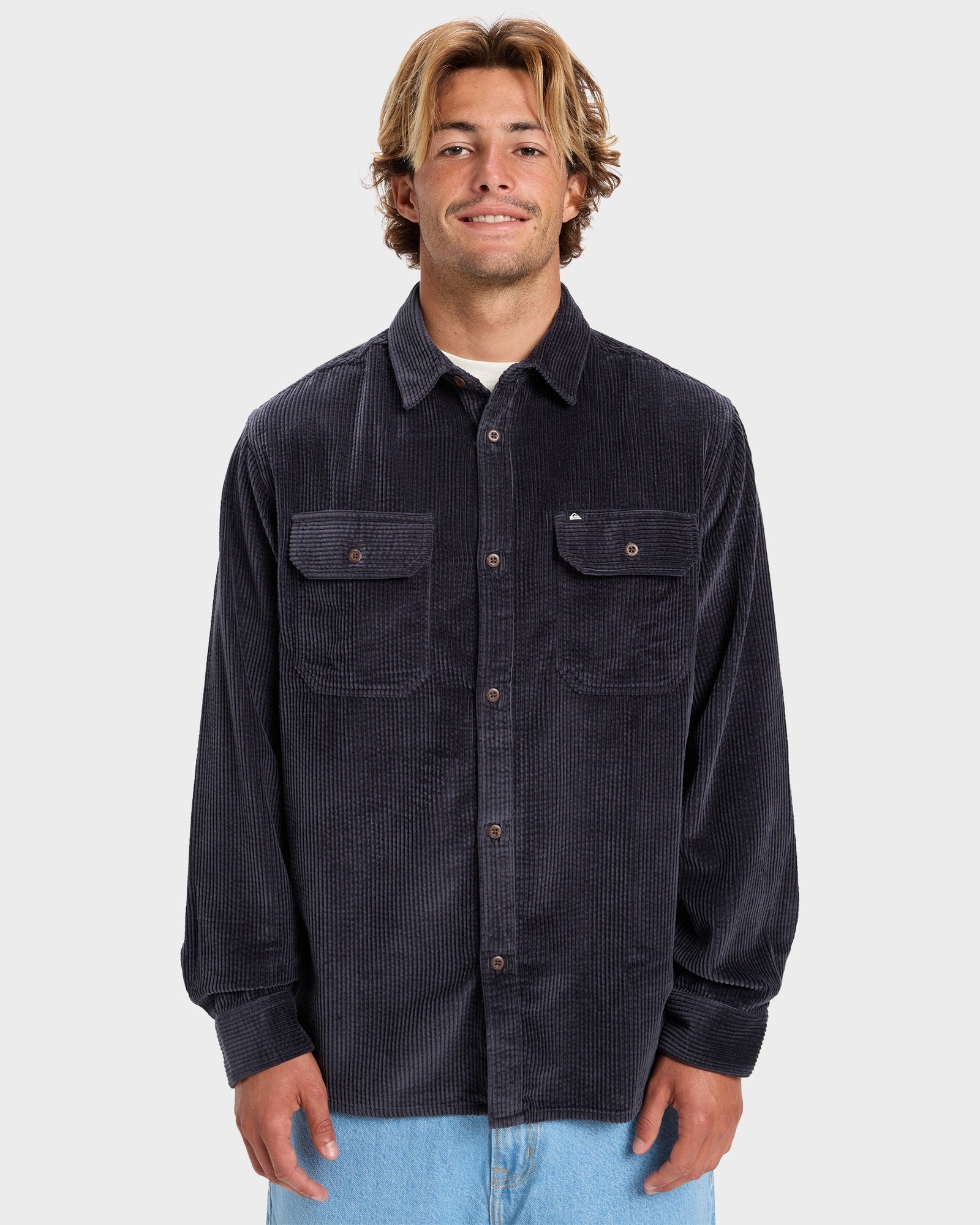 Mens Venturo Cord Long Sleeve Shirt