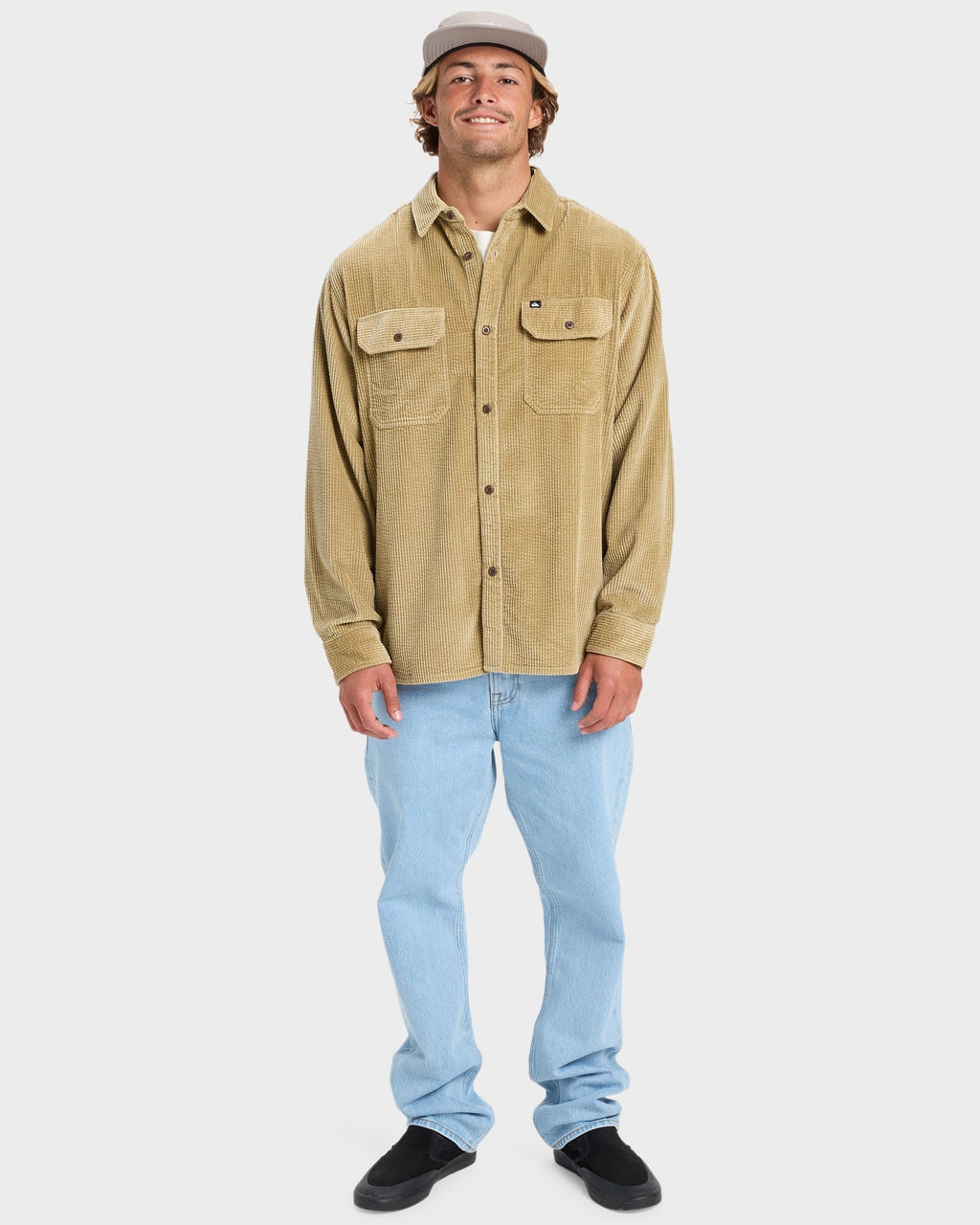 Mens Venturo Cord Long Sleeve Shirt