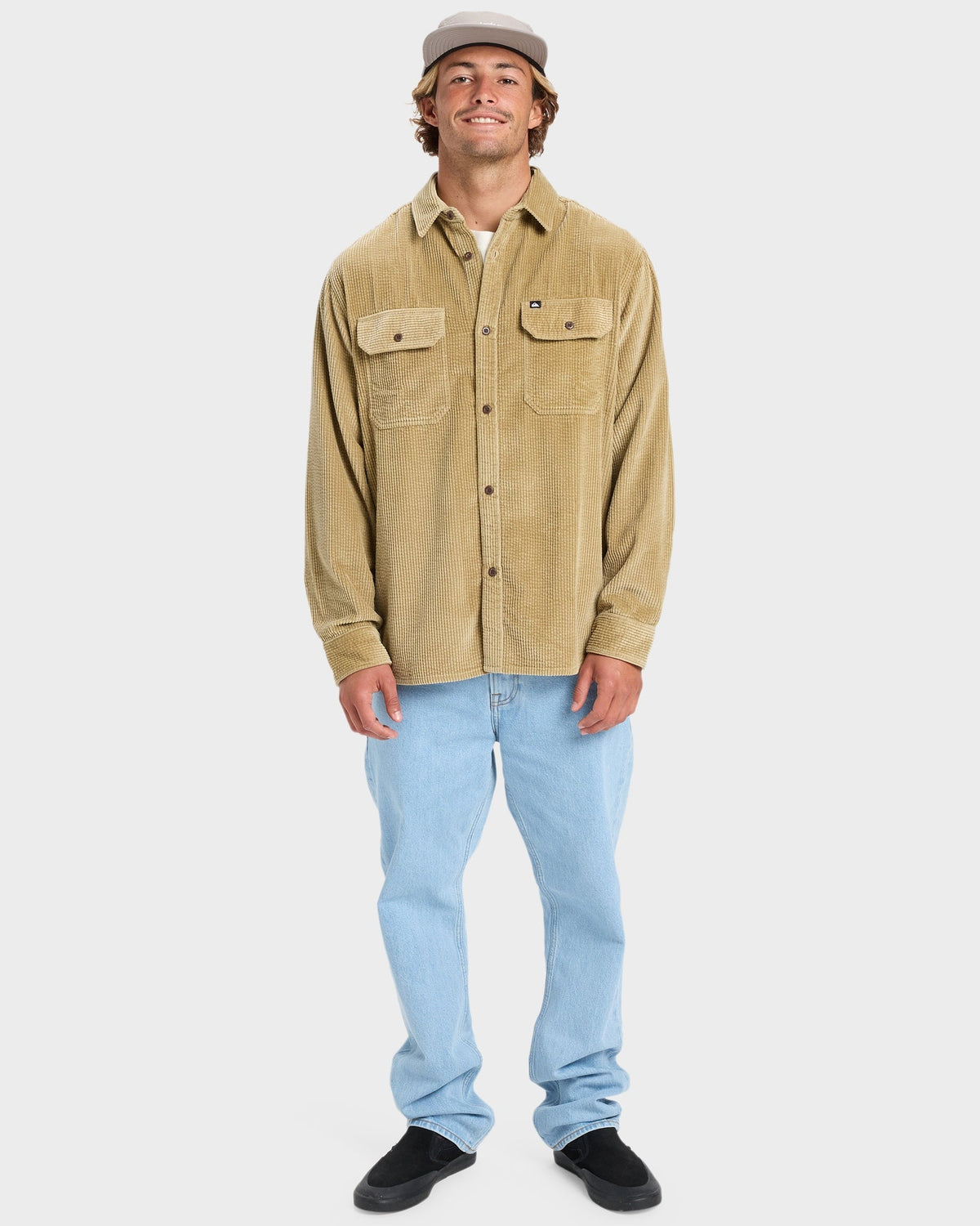 Mens Venturo Cord Long Sleeve Shirt