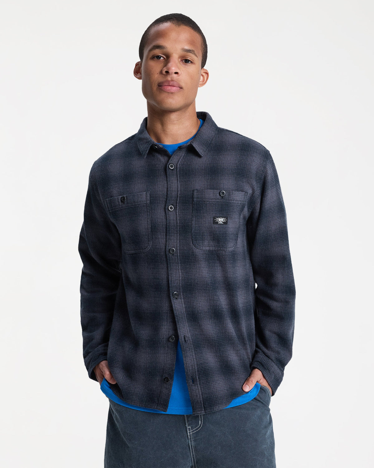 Mens Shady Times Long Sleeve Shirt