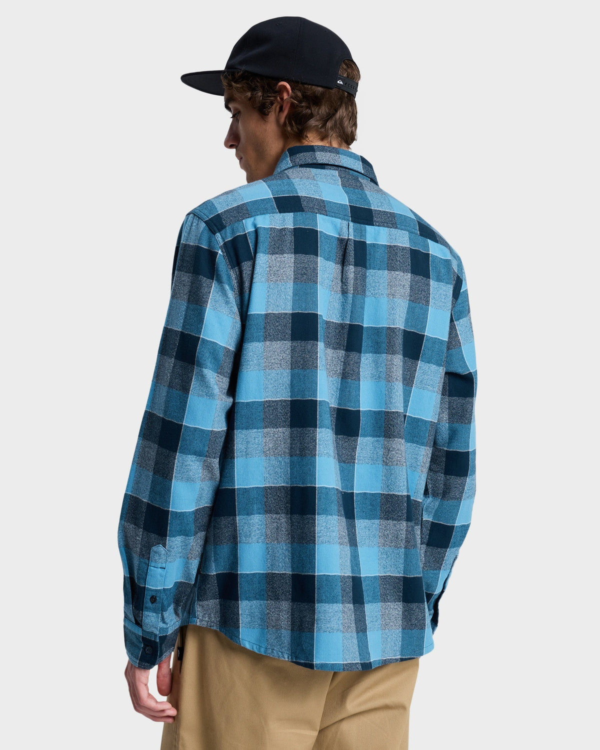 Mens Motherfly Plaid Long Sleeve Shirt