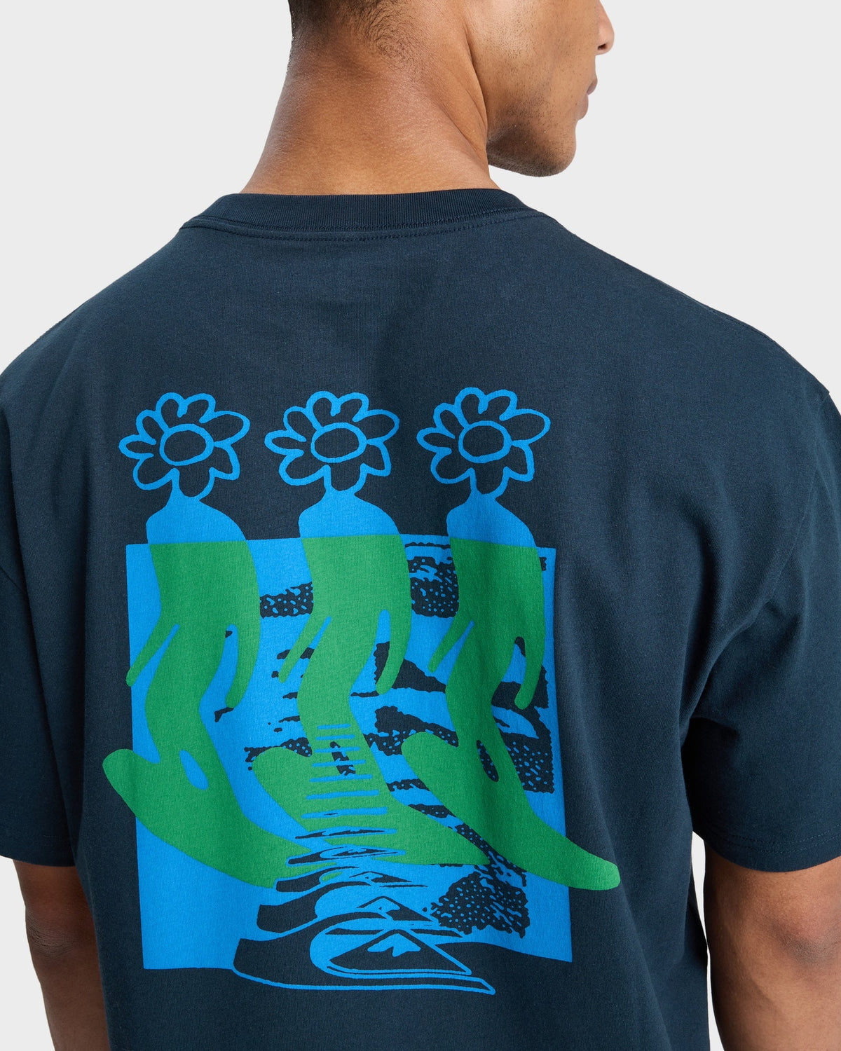 Mens Sunflowers Surfing T-Shirt