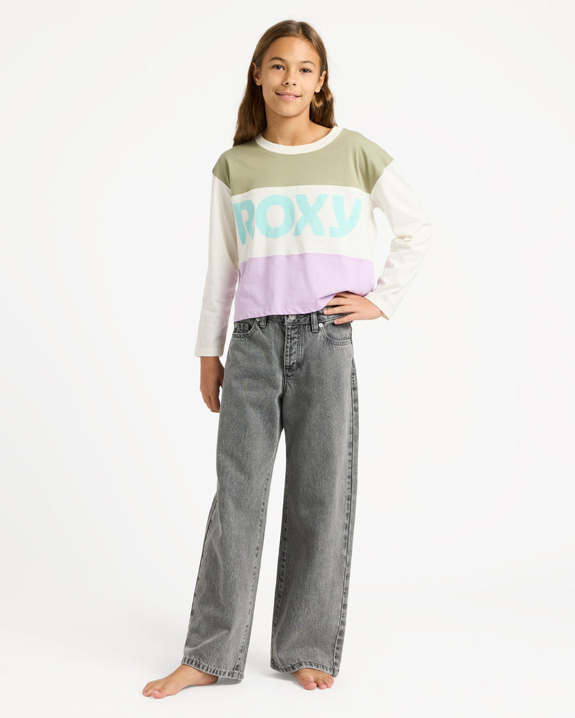 Girls 4-16 Dawn Patrol Mid Lava Denim Jeans