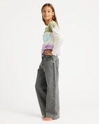 Girls 4-16 Dawn Patrol Mid Lava Denim Jeans