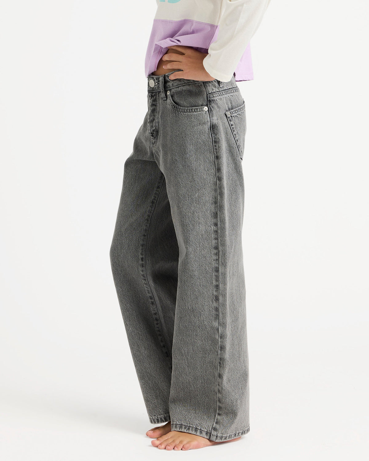 Girls 4-16 Dawn Patrol Mid Lava Denim Jeans