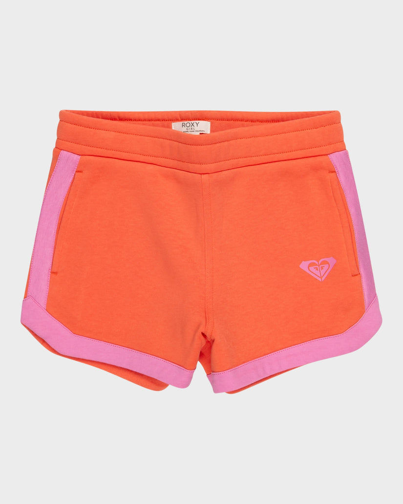 Girls 4-16 Active Teenager Fleece Shorts