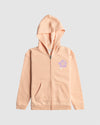 Girls 4-16 Surf Feeling Zip-Up Hoodie
