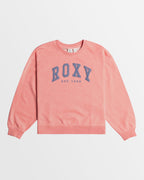 Girls 8-16 Green And Blues Crew Neck