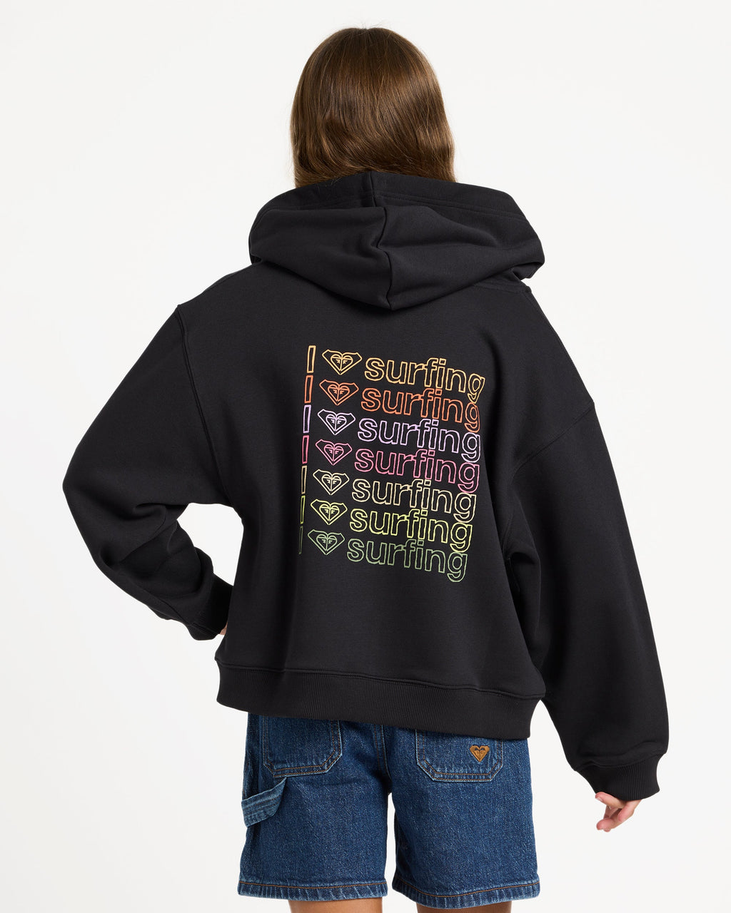 Girls 4-16 Midnight Hike Brushed Zip Up Hoodie