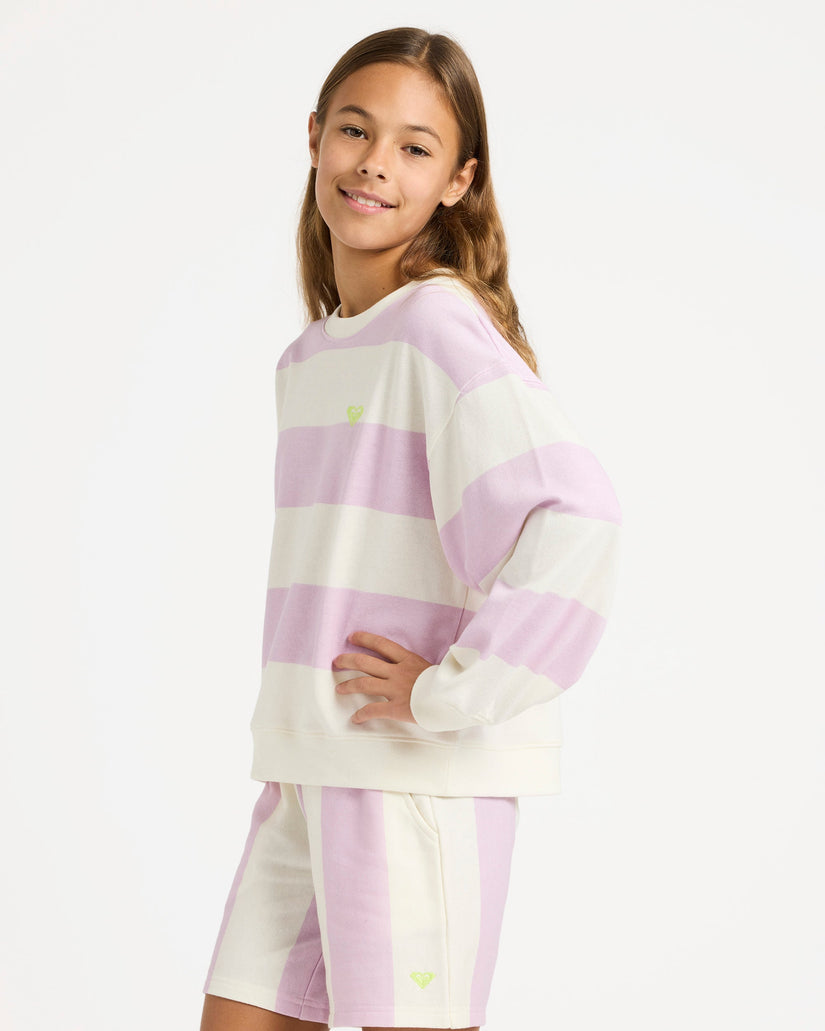 Girls 4-16 Little Things Crew Neck