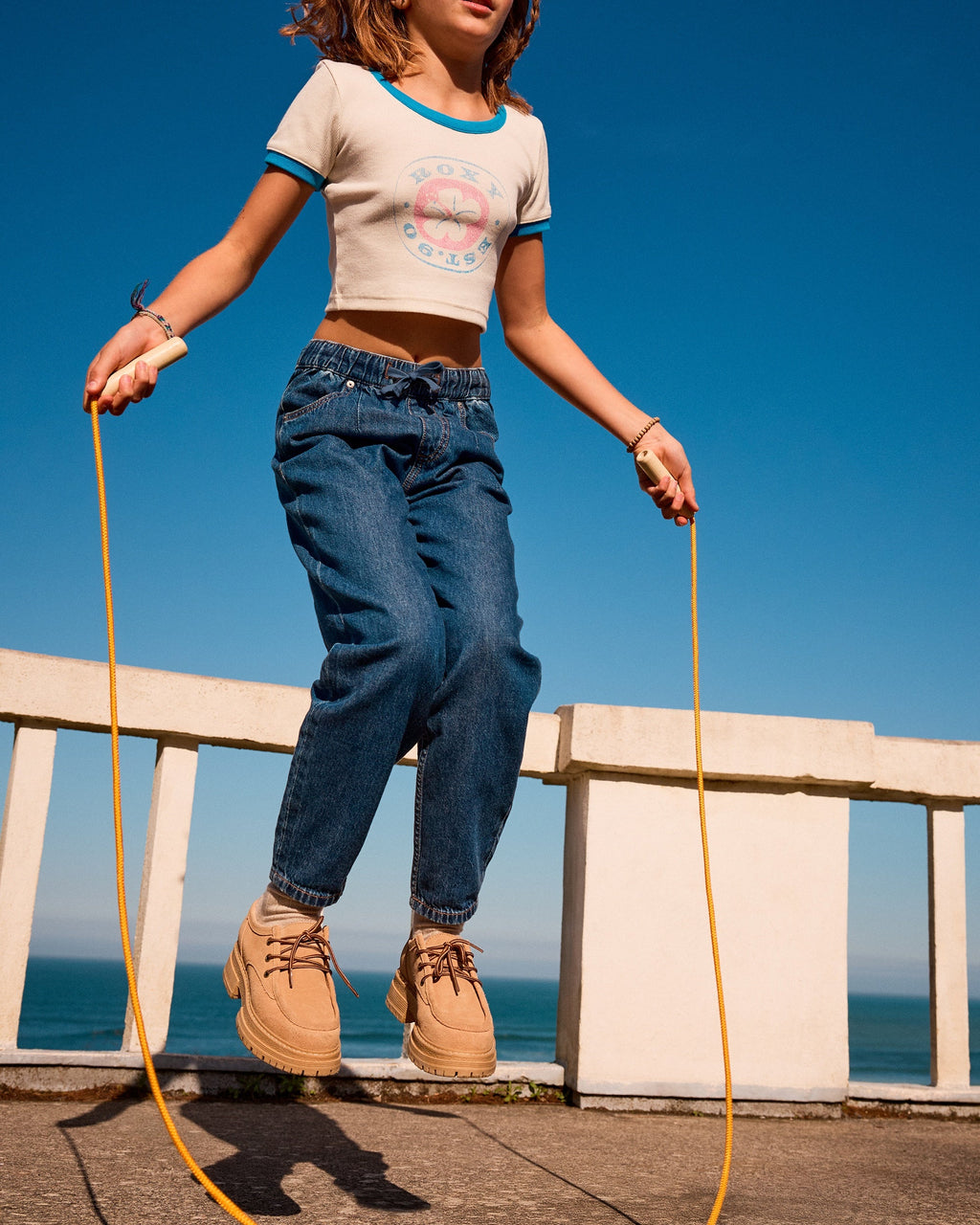 Girls 8-16 Hey Yeah Crop Top