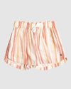 Girls 4-16 Una Mattina Aop Elastic Waist Shorts