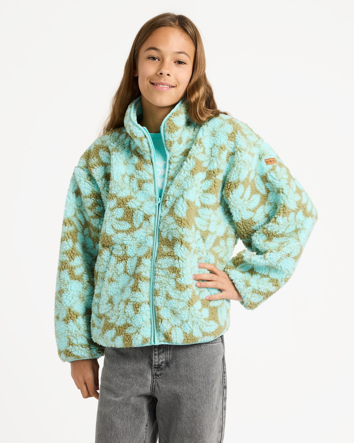 Girls 4-16 Like Electricity Fleece Jacket