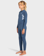 Girls 4-16 3/2mm Swell Series Back Zip Wetsuit