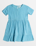 Girls 4-16 Neon Lights Baby Doll Mini Dress