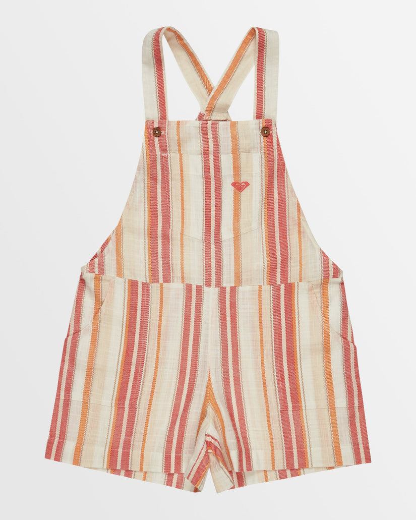 Girls 8-16 Kiss Under The Sun Aop Overalls