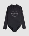 Girls 6-16 Heater Long Sleeve One-Piece Rash Vest