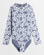 Girls 8-16 Drifter Floral Long Sleeve Rash Vest