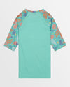 Girls 8-16 Beach Bay Lycra Short Sleeve Rash Vest