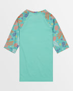 Girls 8-16 Beach Bay Lycra Short Sleeve Rash Vest