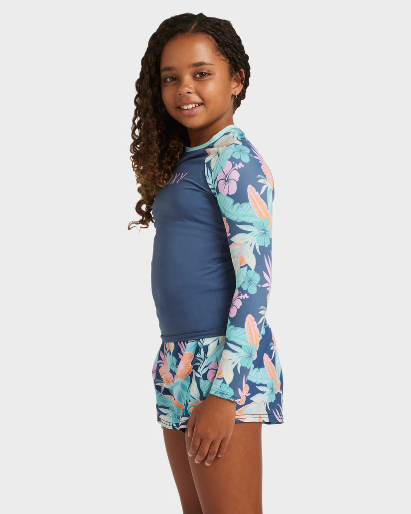 Girls 8-16 Active Lycra Long Sleeve Rash Vest