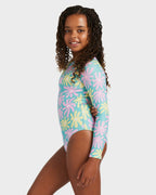 Girls 8-16 Flower Lover One Piece Rash Vest