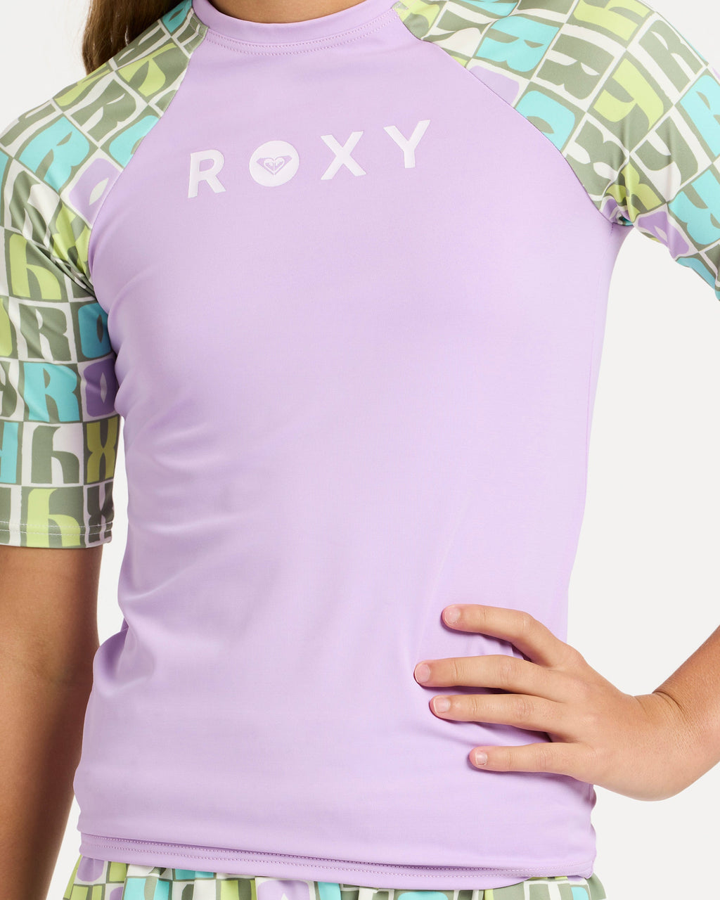 Girls 6-16 Roxy Active RG Lycra Rash Vest