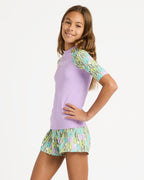 Girls 6-16 Roxy Active RG Lycra Rash Vest