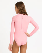 Girls 6-16 Heater Long Sleeve Rash Vest