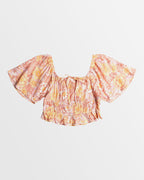 Girls 8-16 Drowning In Your Eyes Crop Top