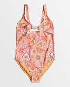 Girls 8-16 Wild Flower One Piece Swimsuit