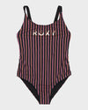 Girls 6-16 Active Floral One Piece Swimsuit
