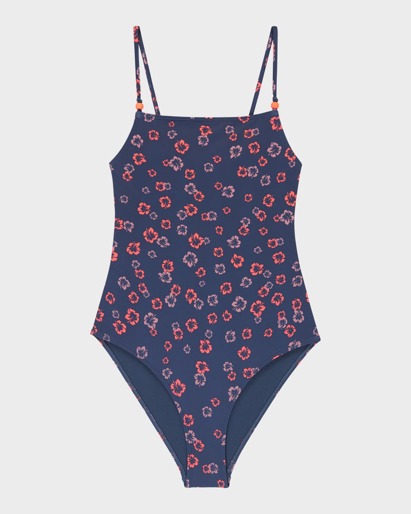 Girls 8-16 Cute Ditsy One Piece Swimsuit