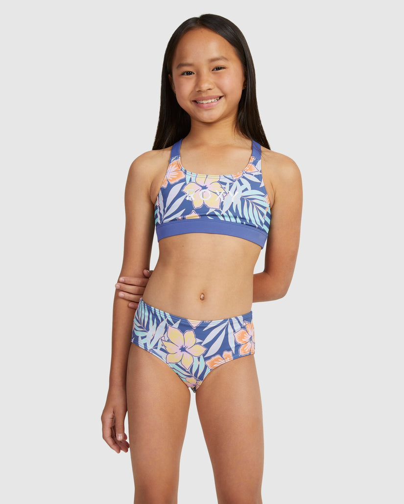 Girls 6-18 Funky Palm Crop Top Set Bikini