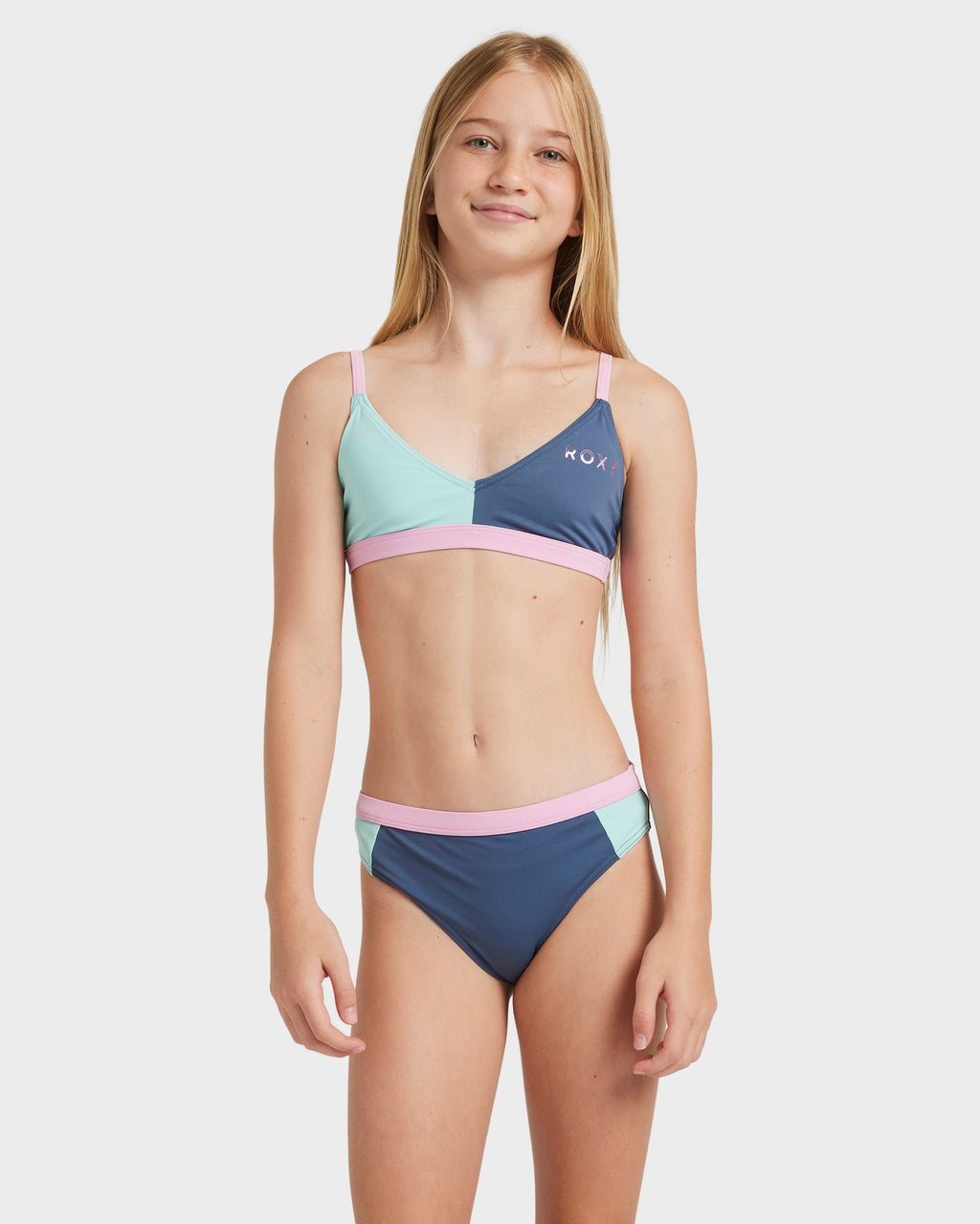 Girls 8-16 Colorblock Two Piece
