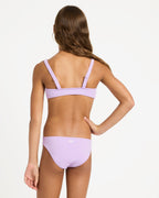 Girls 6-16 Solid Active Bralette Set Two Piece